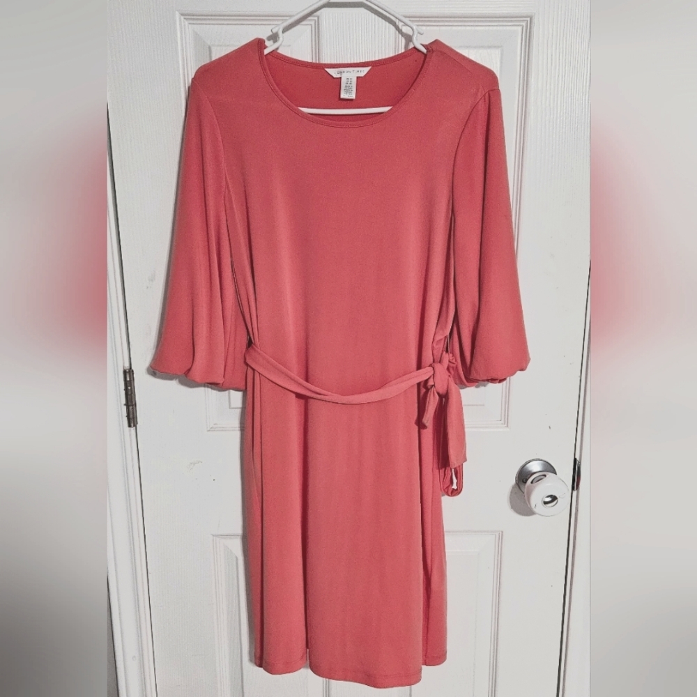 Salmon pink dress
